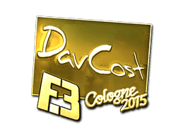 Sticker | DavCost (Gold) | Cologne 2015