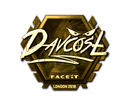 Sticker | DavCost (Gold) | London 2018