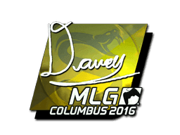 Sticker | DAVEY (Foil) | MLG Columbus 2016