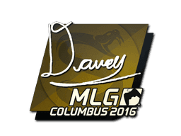 Sticker | DAVEY | MLG Columbus 2016