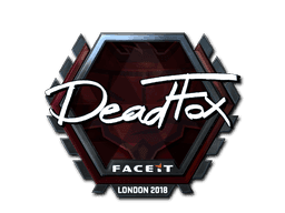 Sticker | DeadFox (Foil) | London 2018