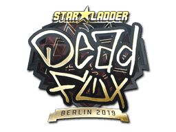 Sticker | DeadFox (Gold) | Berlin 2019