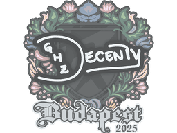 Sticker | decenty | Budapest 2025