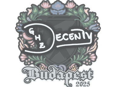Sticker | decenty | Budapest 2025