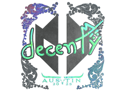 Sticker | decenty (Holo) | Austin 2025