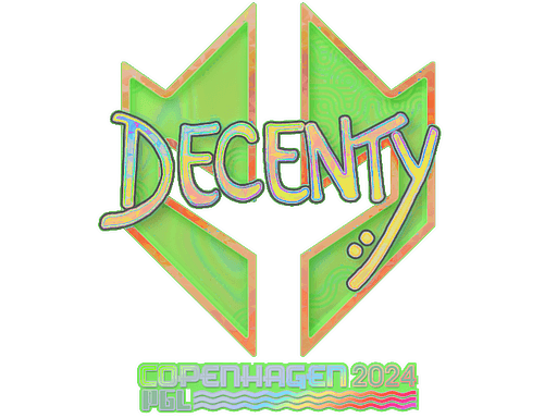 Sticker | decenty (Holo) | Copenhagen 2024