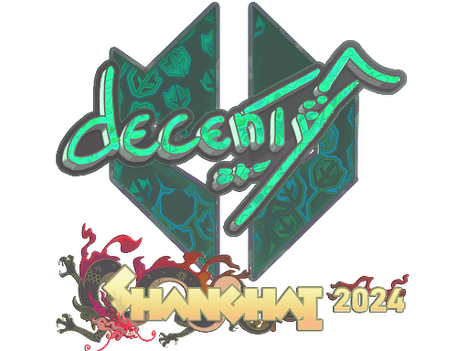 Sticker | decenty (Holo) | Shanghai 2024