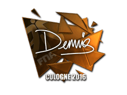 Sticker | dennis (Foil) | Cologne 2016