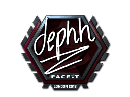 Sticker | dephh (Foil) | London 2018