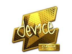 Sticker | device (Gold) | Atlanta 2017