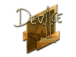 Sticker | device (Gold) | Boston 2018