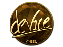 Sticker | device (Gold) | Katowice 2019