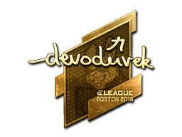 Sticker | devoduvek (Gold) | Boston 2018