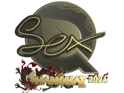 Sticker | dexter (Gold) | Shanghai 2024