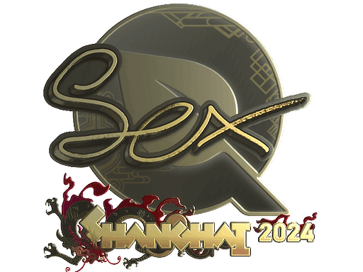 Sticker | dexter (Gold) | Shanghai 2024