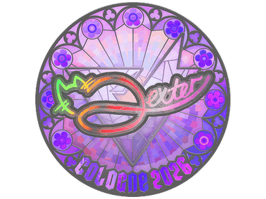 Sticker | dexter (Holo) | Cologne 2026