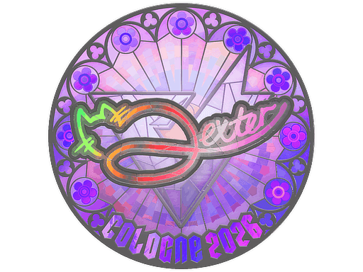 Sticker | dexter (Holo) | Cologne 2026