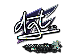 Sticker | dgt (Glitter) | Antwerp 2022