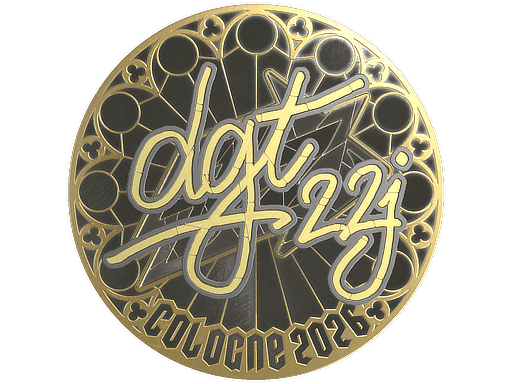 Sticker | dgt (Gold) | Cologne 2026