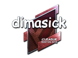 Sticker | dimasick (Foil) | Boston 2018