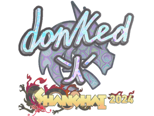 Sticker | donk (Holo) | Shanghai 2024