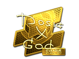 Sticker | Dosia (Gold) | Atlanta 2017