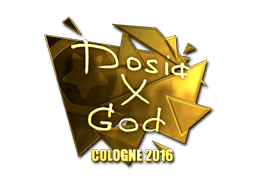 Sticker | Dosia (Gold) | Cologne 2016