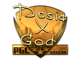 Sticker | Dosia (Gold) | Krakow 2017