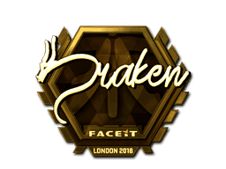 Sticker | draken (Gold) | London 2018