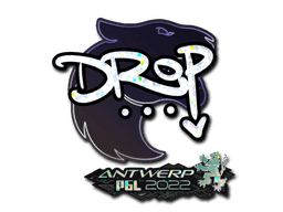 Sticker | drop (Glitter) | Antwerp 2022