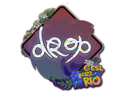 Sticker | drop (Glitter) | Rio 2022