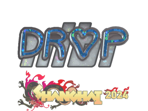 Sticker | drop (Glitter) | Shanghai 2024