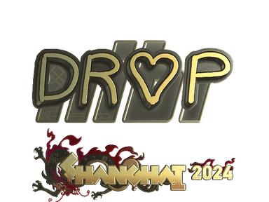 Sticker | drop (Gold) | Shanghai 2024