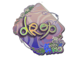 Sticker | drop (Holo) | Rio 2022