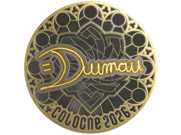 Sticker | dumau (Gold) | Cologne 2026