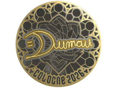 Sticker | dumau (Gold) | Cologne 2026