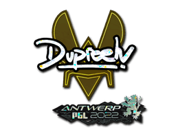 Sticker | dupreeh (Glitter) | Antwerp 2022