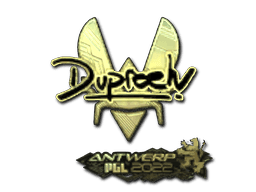 Sticker | dupreeh (Gold) | Antwerp 2022