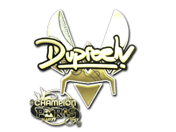 Sticker | dupreeh (Gold, Champion) | Paris 2023