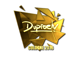 Sticker | dupreeh (Gold) | Cologne 2016