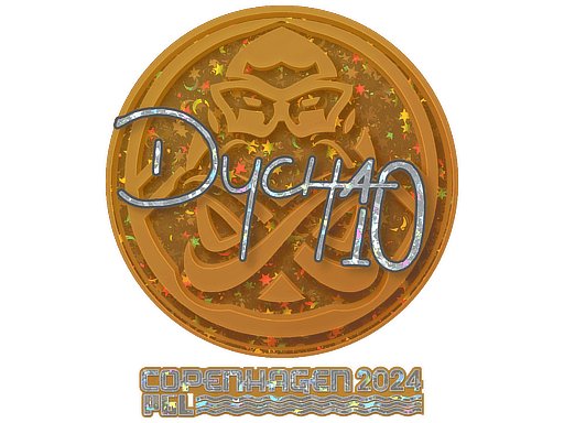 Sticker | Dycha (Glitter) | Copenhagen 2024