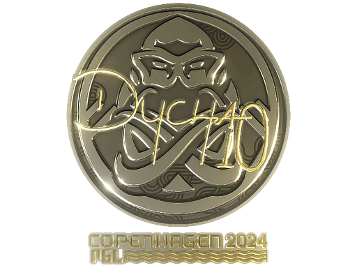 Sticker | Dycha (Gold) | Copenhagen 2024