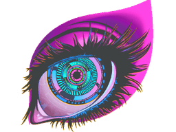 Sticker | Dystopian Gaze (Lenticular)