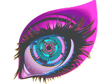 Sticker | Dystopian Gaze (Lenticular)