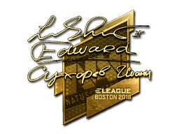 Sticker | Edward (Gold) | Boston 2018