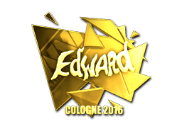 Sticker | Edward (Gold) | Cologne 2016