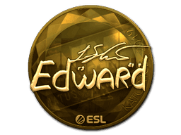 Sticker | Edward (Gold) | Katowice 2019