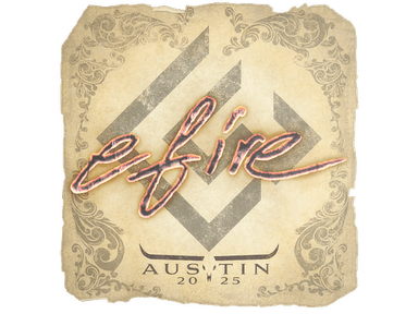 Sticker | efire | Austin 2025