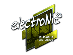 Sticker | electronic (Foil) | Boston 2018