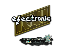 Sticker | electronic (Glitter) | Antwerp 2022